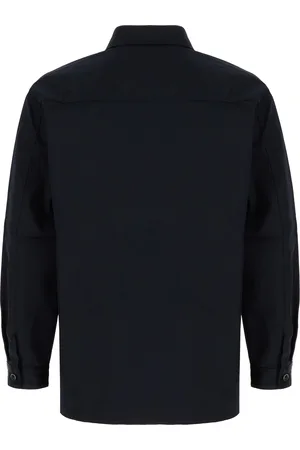Nine In The Morning Navy Blue Cotton Blend Jacket