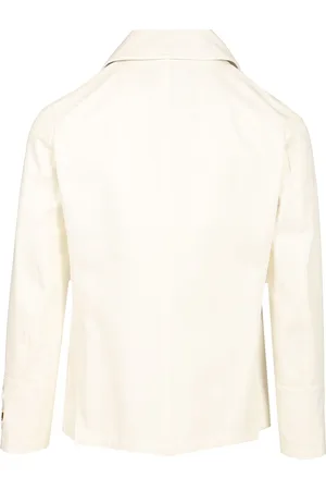 Sealup Peacoat In Cotone Bianco