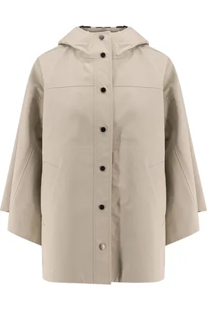 Brunello Cucinelli Water-resistant Bonded Cotton Poplin Hooded Jacket With Heat-bonded Seams