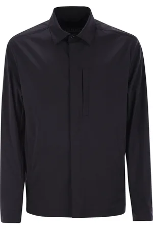HERNO Shirt-cut Jacket In Tech Wool