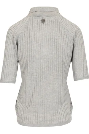 Acne Studios Ribbed Silk Polo Shirt