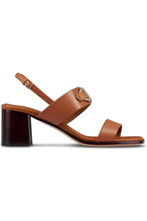 Salvatore Ferragamo Gancini-buckle Square-toe Sandals