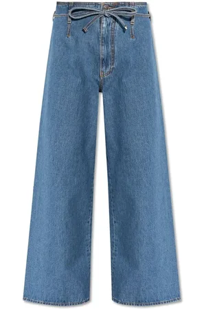 Etro Belt Detailed Culotte Jeans