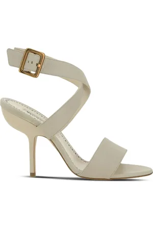 Manolo Blahnik Helua 105 Leather Sandals