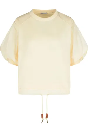 Moncler Over Ivory Cotton T-shirt