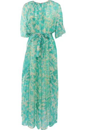 FORTE FORTE Forte_Forte Nuages Fleuris Printed Flared Dress