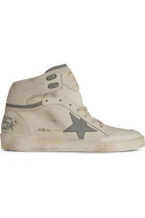 Golden Goose Sky Star White Leather Sneakers