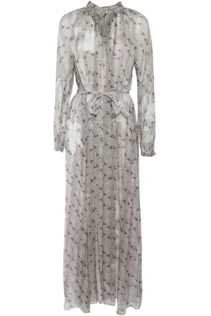 FORTE FORTE Forte_Forte Dune Lily Printed Silk Dress