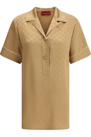 Gucci Gg Pattern Silk Shirt