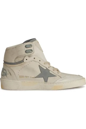 Golden Goose Sky Star White Leather Sneakers