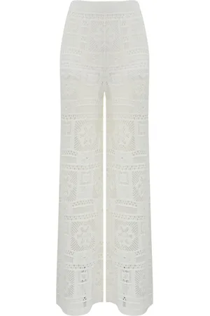 D.EXTERIOR D. Exterior Cotton Patchwork Trousers