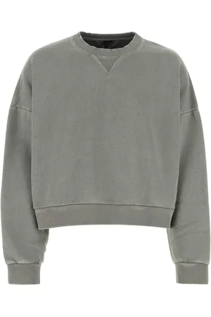 Entire Studios Grey Cotton Oversize Sweatshirt
