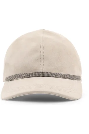Brunello Cucinelli Peaked Suede Hat