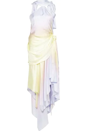 ZIMMERMANN Harmony Asymmetric Midi Dress
