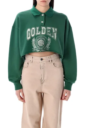 Golden Goose Cropped Fleece Polo