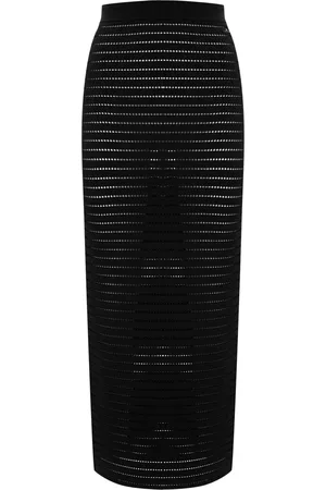 Elisabetta Franchi Perforated Knit Skirt