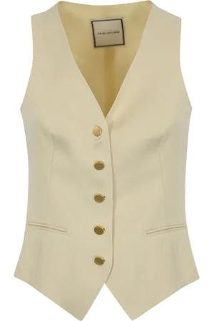 TAGLIATORE Gaelle Linen Waistcoat