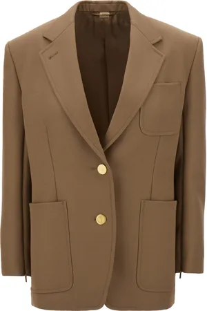 Gucci Biscuit Wool Blazer