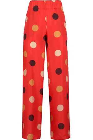 Aspesi Printed Silk Pants