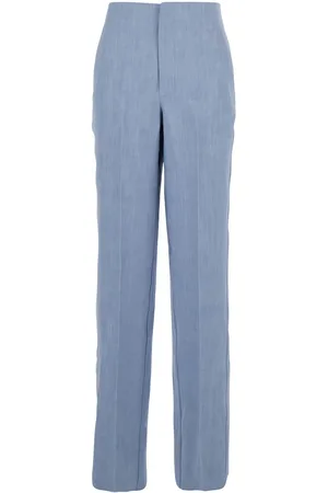 THE SEAFARER Colorado Light Blue Pants With Maxi Pocket Applied On The Back In Fabric Woman