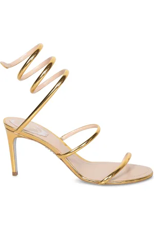 RENE CAOVILLA Cleo 080 Gold Sandals