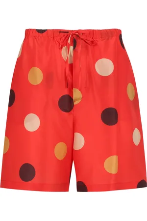 Aspesi Printed Silk Shorts