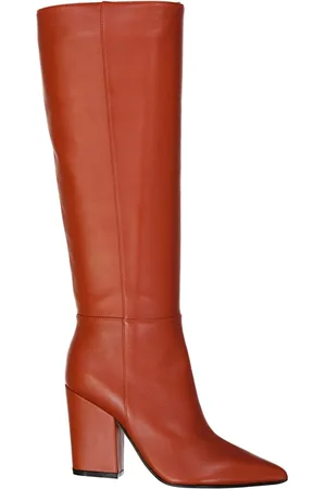 Sergio Rossi Leather Heel Boots