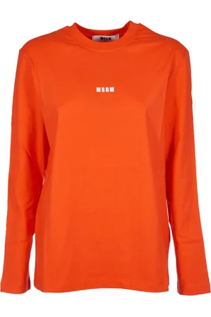 Msgm Logo Round Neck Sweatshirt
