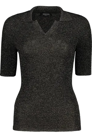 Fabiana Filippi Ribbed Knit Polo Shirt