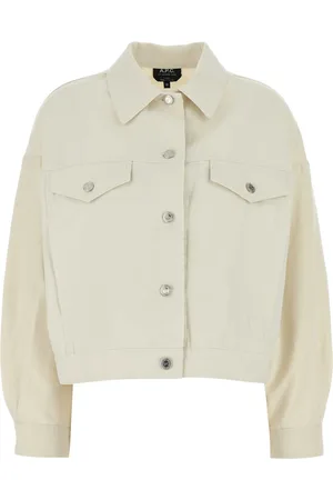 A.P.C. A. P.C. Ivory Denim Cally Jacket