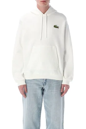 Lacoste Loose Fit Badge Accent Hoodie