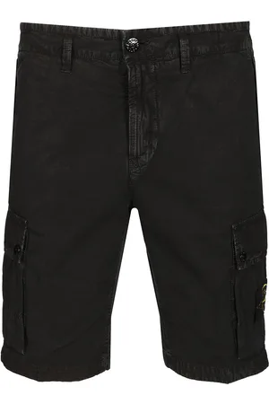Stone Island Denim Cargo Shorts