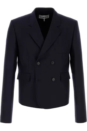 Loewe Navy Blue Wool Blazer