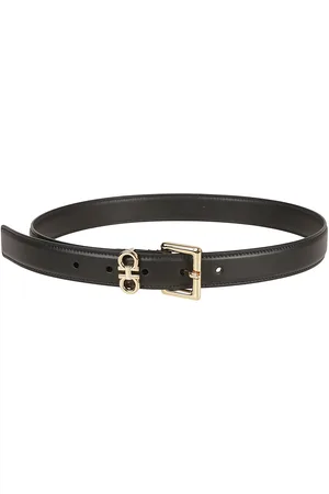 Salvatore Ferragamo Logo Loop Buckle Belt
