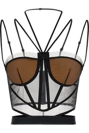 Nensi Dojaka Sheer Corset Top