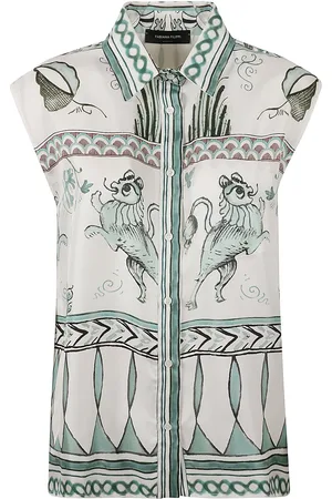 Fabiana Filippi Printed Sleeveless Shirt