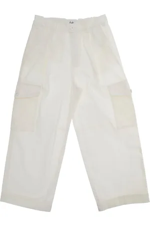 Il gufo Pants With Cargo Pockets On The Legs In Cotton Girl