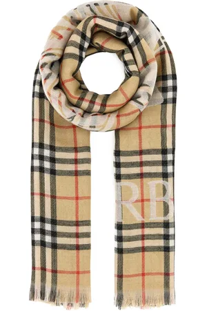 Burberry Embroidered Wool Scarf