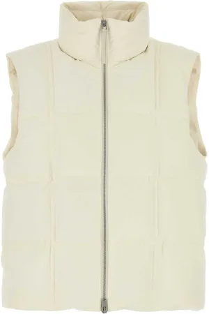 Jil Sander Ivory Polyester Sleeveless Down Jacket