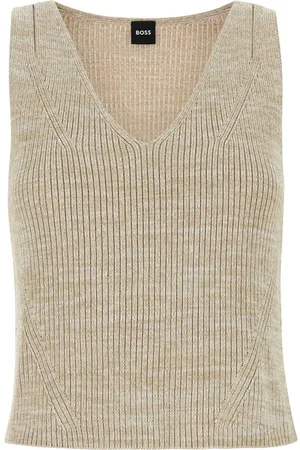 HUGO BOSS Melange Viscose Blend Vest