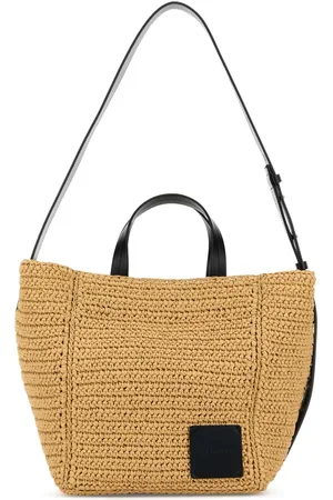 Jil Sander Raffia Shopping Bag