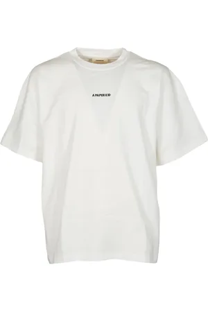 A PAPER KID Logo Chest T-shirt