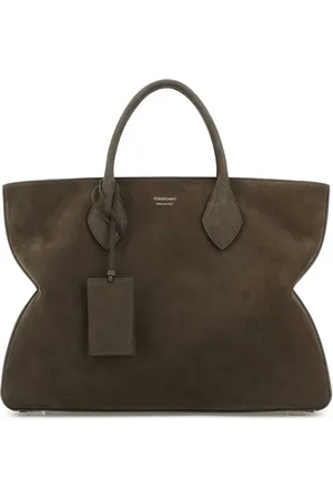 Salvatore Ferragamo Mud Leather Handbag