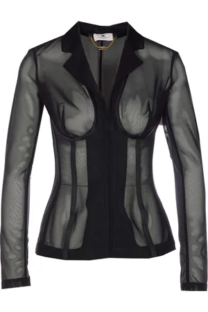 Elisabetta Franchi Transparent Bustier Shirt