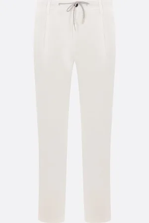 ELEVENTY Stretch Cotton Darted Trousers