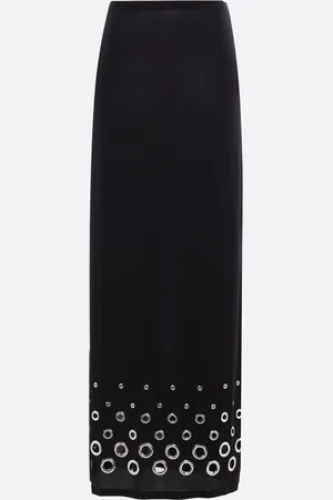 Paco rabanne Long Skirt With Eyelets