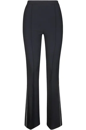 Elisabetta Franchi Contrasted Piping Crêpe Trousers