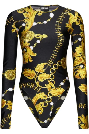 VERSACE Baroque-print Bodysuit