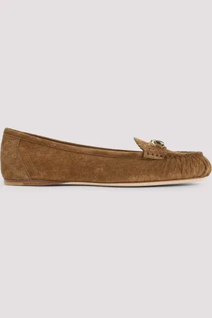 Gucci Camel Suede Loafers
