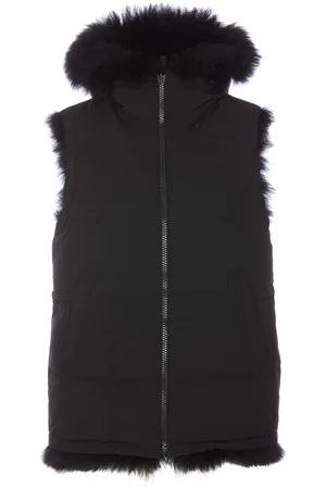 YVES SALOMON Reversible Padded Vest